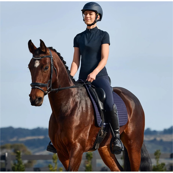 2026 Dublin Padded Mono Crown Patent Flash Bridle 1031501 - Black